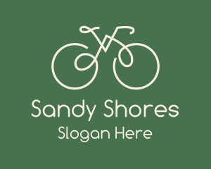 Green Bicycle Bike logo design