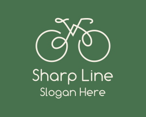 Green Bicycle Bike logo design