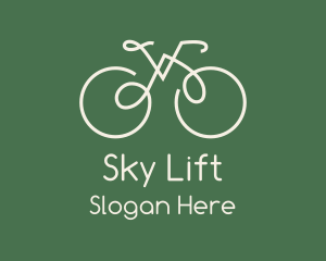 Green Bicycle Bike logo design