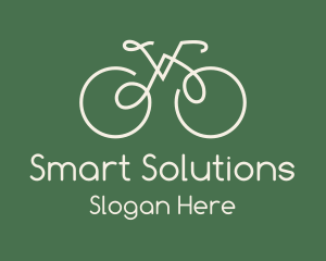 Green Bicycle Bike logo design