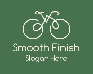 Green Bicycle Bike logo design