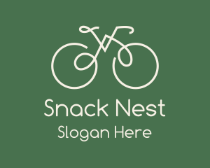 Green Bicycle Bike logo design