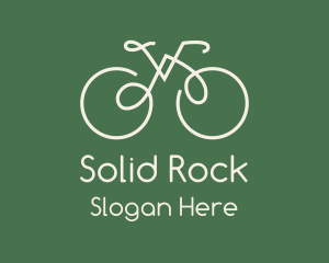 Green Bicycle Bike logo design