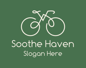 Green Bicycle Bike logo design