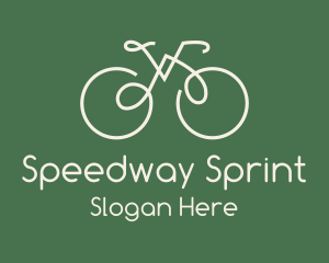 Green Bicycle Bike logo design