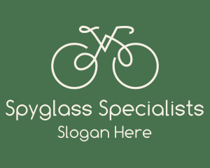 Green Bicycle Bike logo design