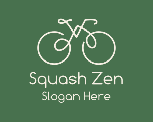 Green Bicycle Bike logo design