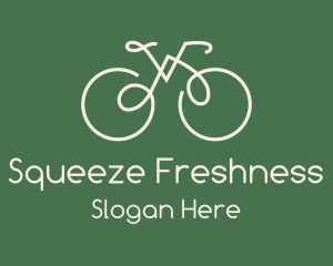 Green Bicycle Bike logo design