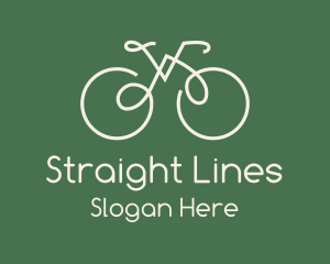 Green Bicycle Bike logo design