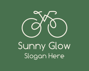 Green Bicycle Bike logo design