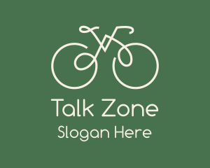 Green Bicycle Bike logo design