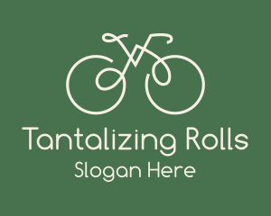 Green Bicycle Bike logo design