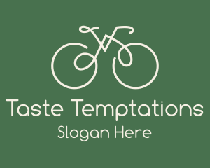 Green Bicycle Bike logo design