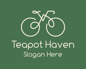 Green Bicycle Bike logo design