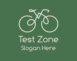 Green Bicycle Bike logo design