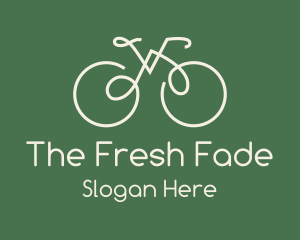 Green Bicycle Bike logo design