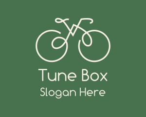 Green Bicycle Bike logo design