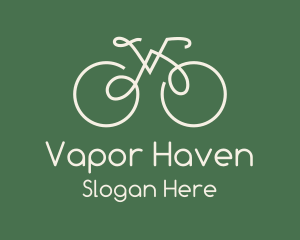 Green Bicycle Bike logo design