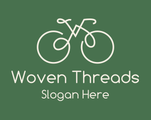 Green Bicycle Bike logo design