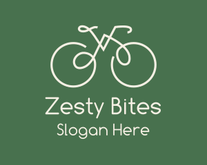 Green Bicycle Bike logo design