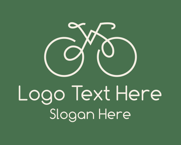 Pedalling logo example 4