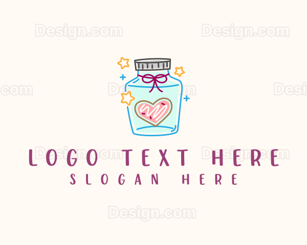 Heart Cookie Jar Logo