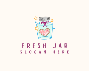 Heart Cookie Jar logo design