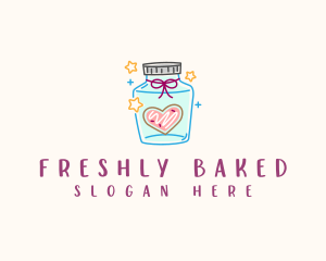 Heart Cookie Jar logo design