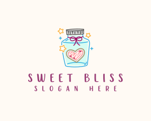 Heart Cookie Jar logo design