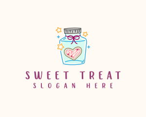 Heart Cookie Jar logo design