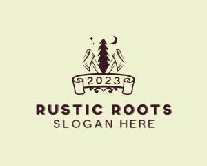 Tree Axe Woodwork logo design