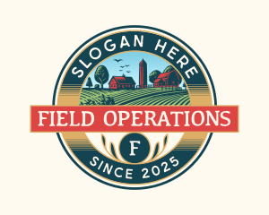 Barn Farming Field logo