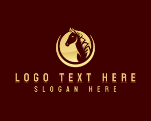 Elegant Horse Stallion Logo