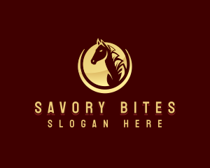 Elegant Horse Stallion logo