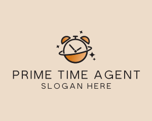 Planet Alarm Clock  logo design