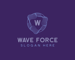 Waves Advertising Firm logo design