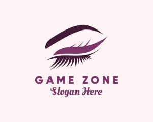 Woman Beauty Eyelash logo