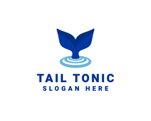 Blue Whale Tail logo