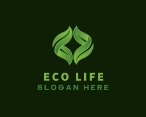 Leaf Eco Plant logo design