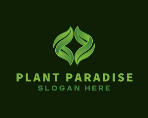 Leaf Eco Plant logo design