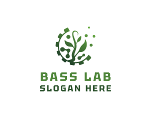 Biotech Plant Genetics logo design