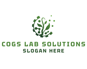 Biotech Plant Genetics logo design