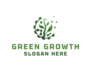 Biotech Plant Genetics logo design