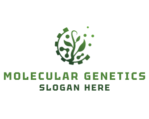 Biotech Plant Genetics logo design