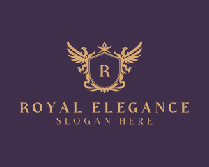 Royal Phoenix Crest logo design