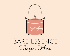 Scented Candle Relaxation logo design