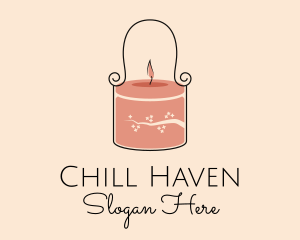 Scented Candle Relaxation logo design