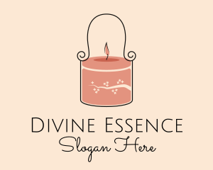 Scented Candle Relaxation logo design