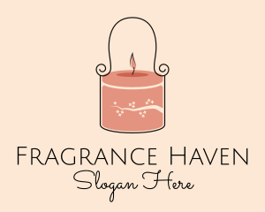 Scented Candle Relaxation logo design