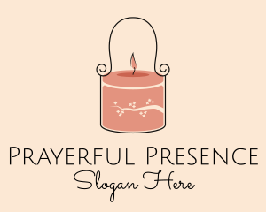 Scented Candle Relaxation logo design